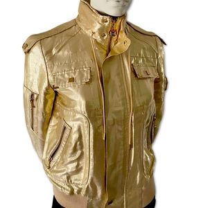 L.A.M.B Gold Lame Jacket Gwen Stefani’s Label